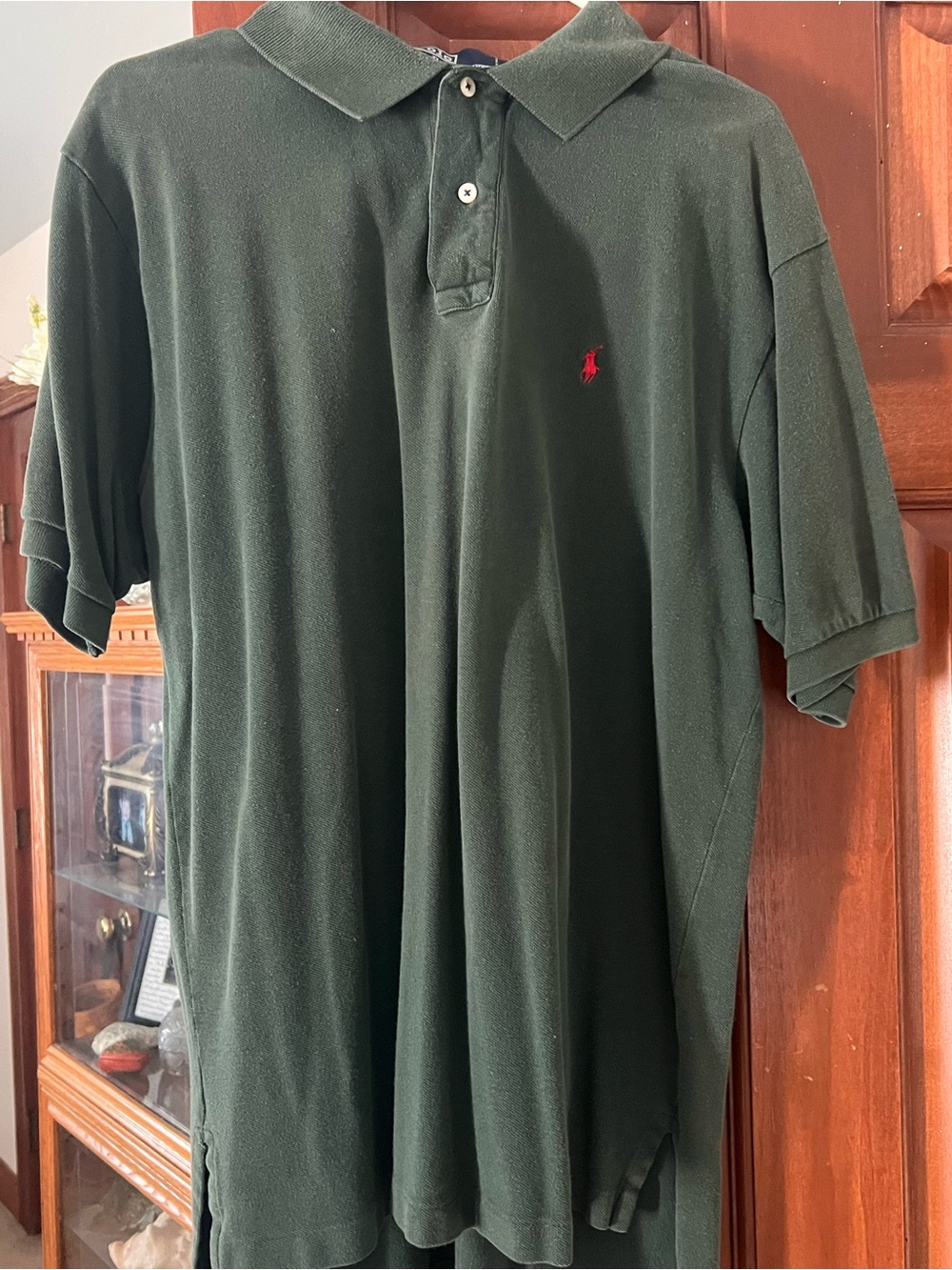 Polo by Ralph Lauren Dark Green Polo with Red Pony